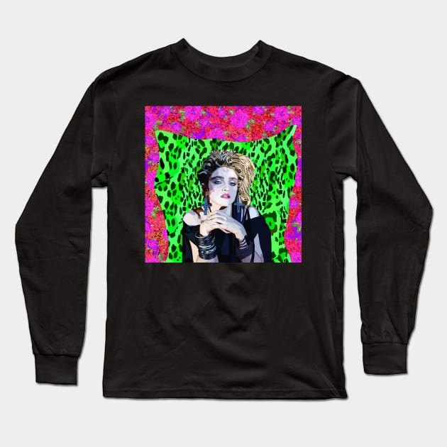 punk  new wave Glamour Long Sleeve T-Shirt by Lynndarakos